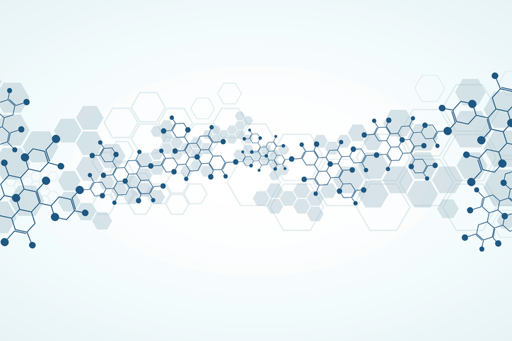 illustration of molecular structures