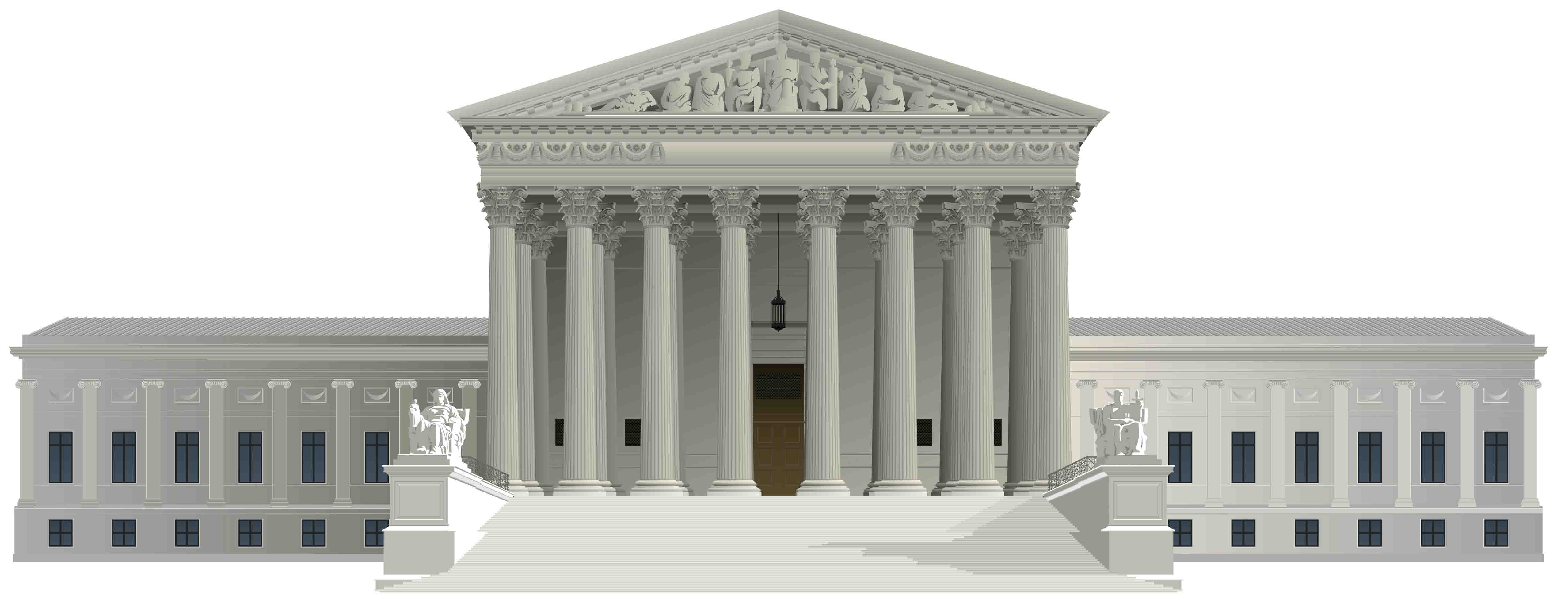 illustration of the supreme court building