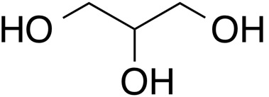 molecular structure of glycerine