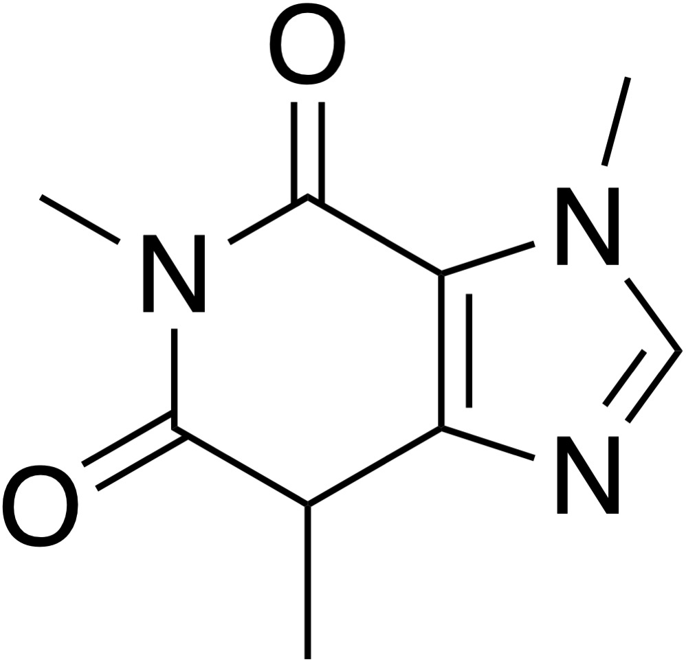 molecular structure of caffeine