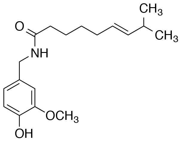 molecular structure of capsaicin