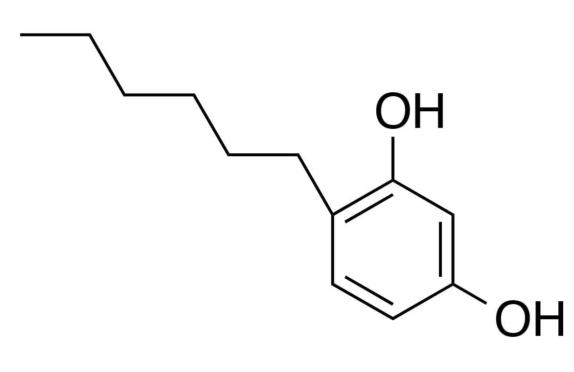 molecular structure of hexylresorcinol