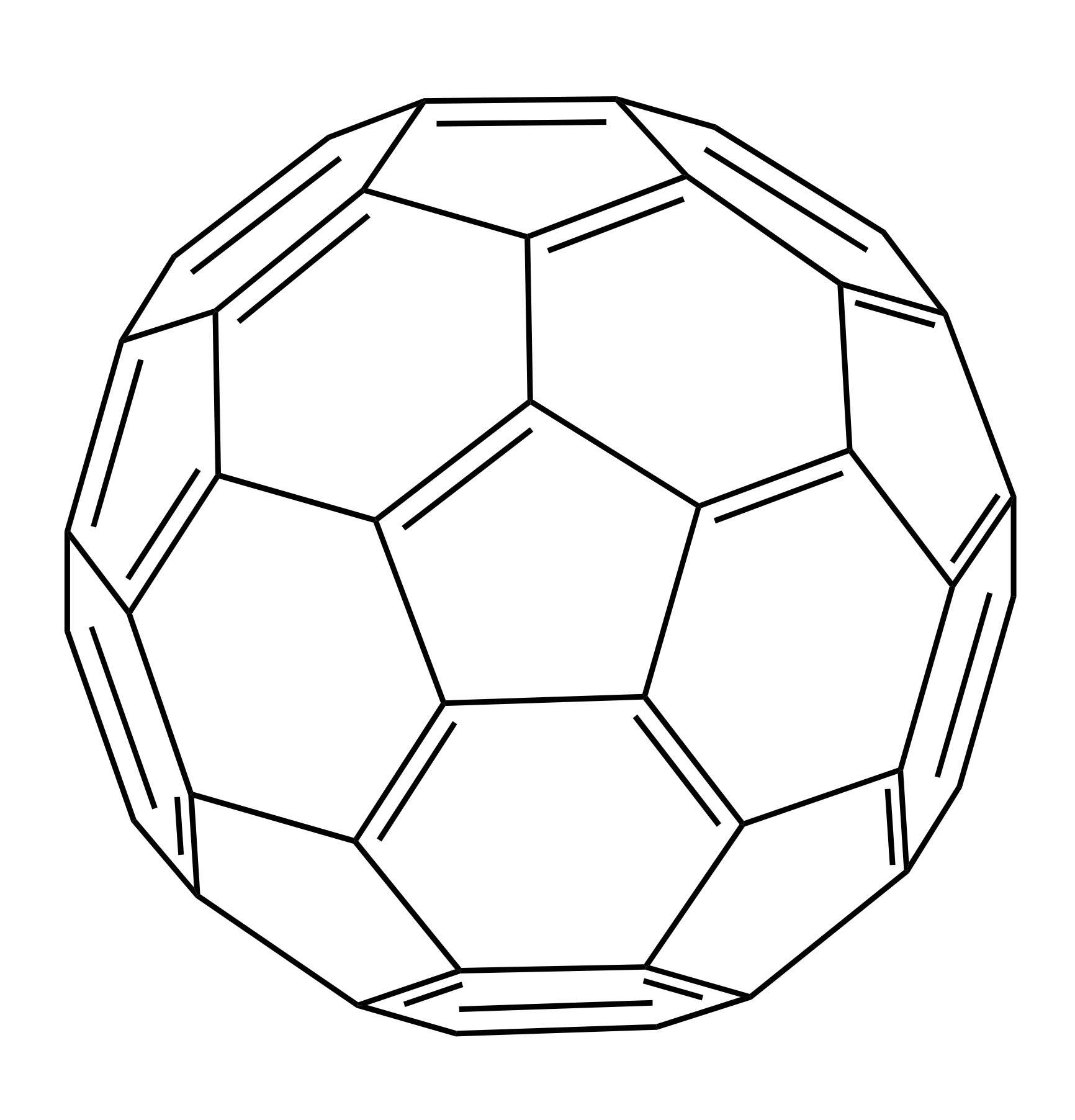 molecular structure of fullerene