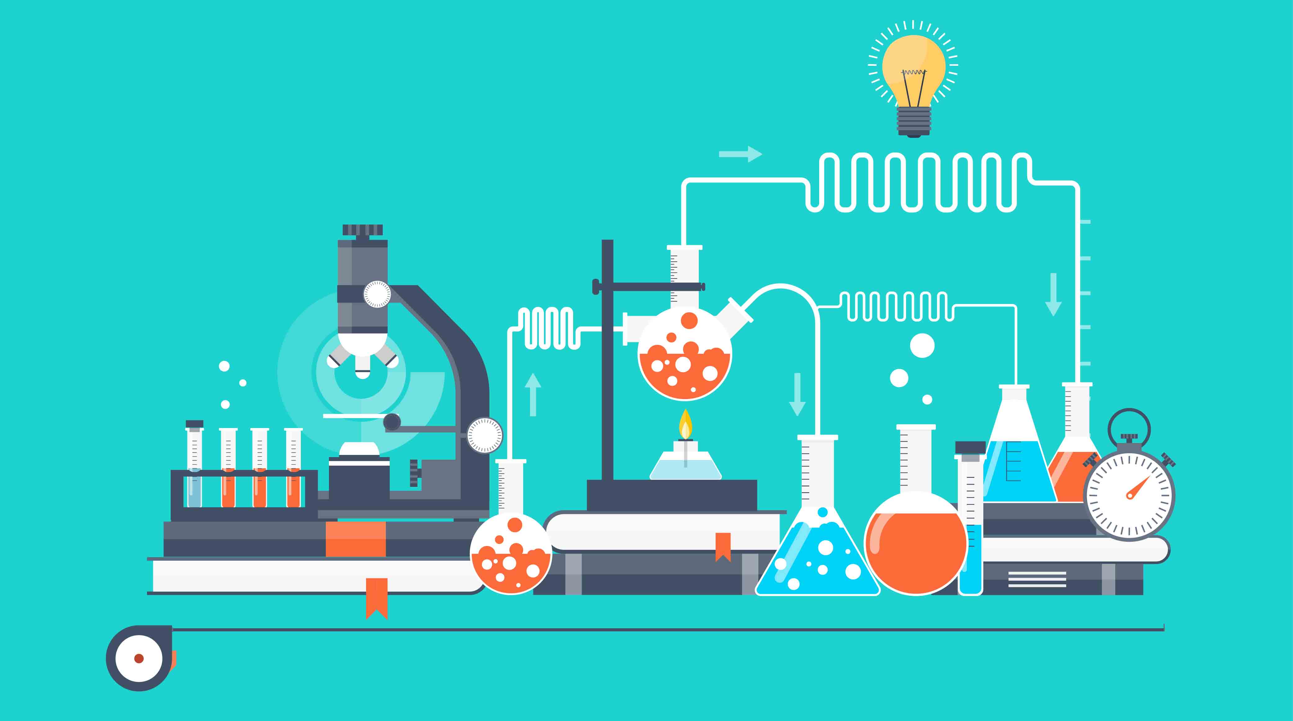 illustration of a laboratory